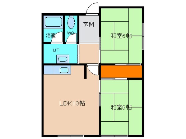 サンハウスの物件間取画像